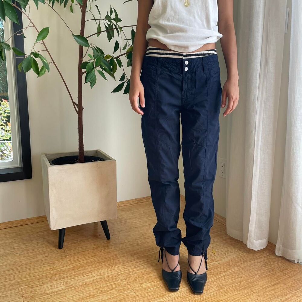 Ralph-lauren Women's Navy and Black Trousers
